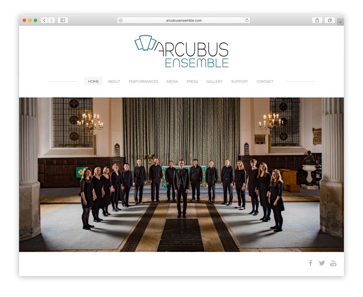 Arcubus logo in website