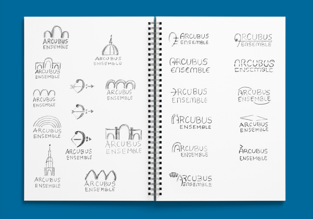 Arcubus logo sketches